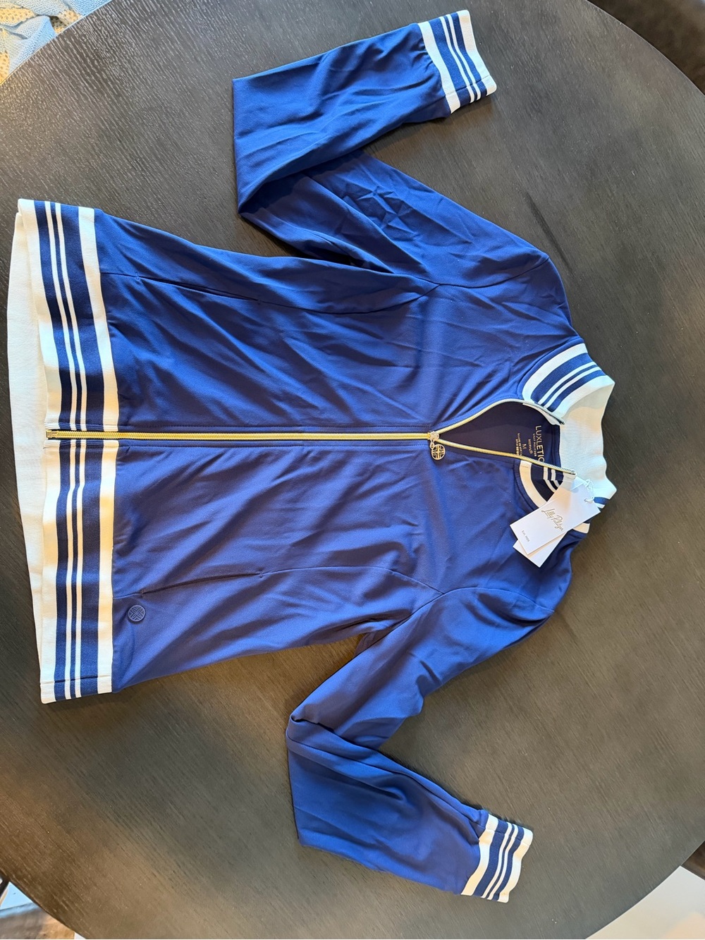 Lily Pulitzer Regate Jacket UPF 50+ Low Tide Navy M
